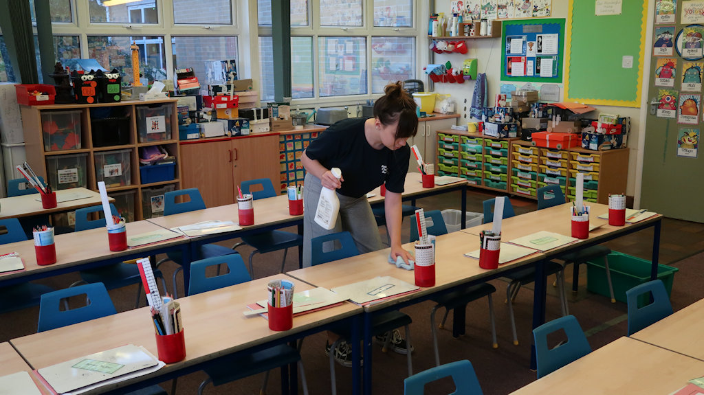 school cleaning in merseyside